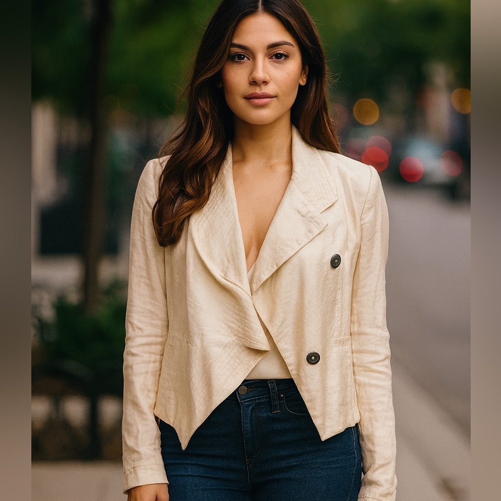 Free People / Elegant Cream Women's Jacket